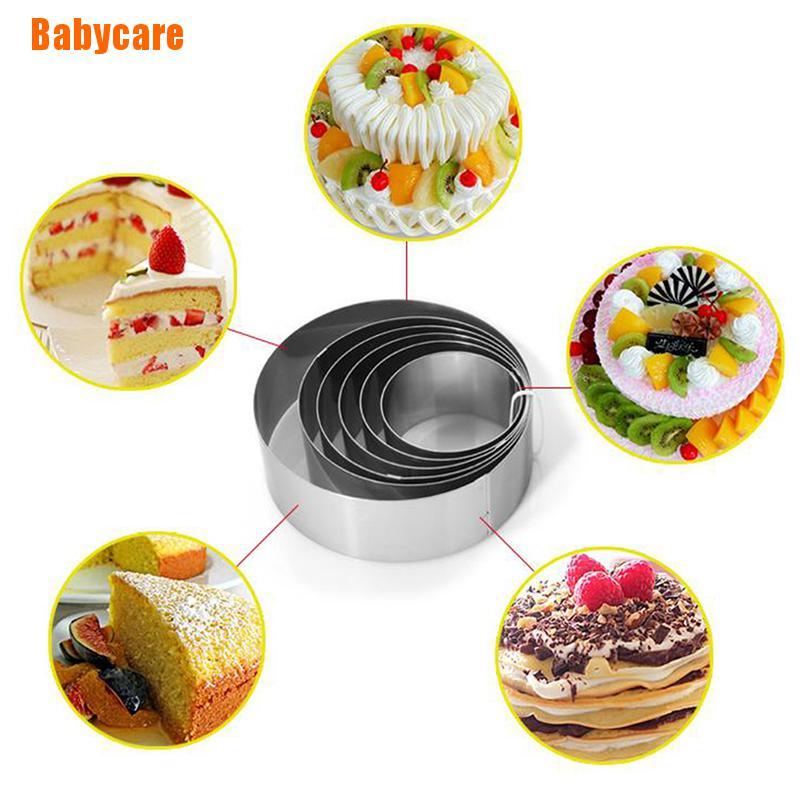 1 Bộ Khuôn Cắt Bánh Quy Hình Tròn Bằng Thép Không Gỉ Diy