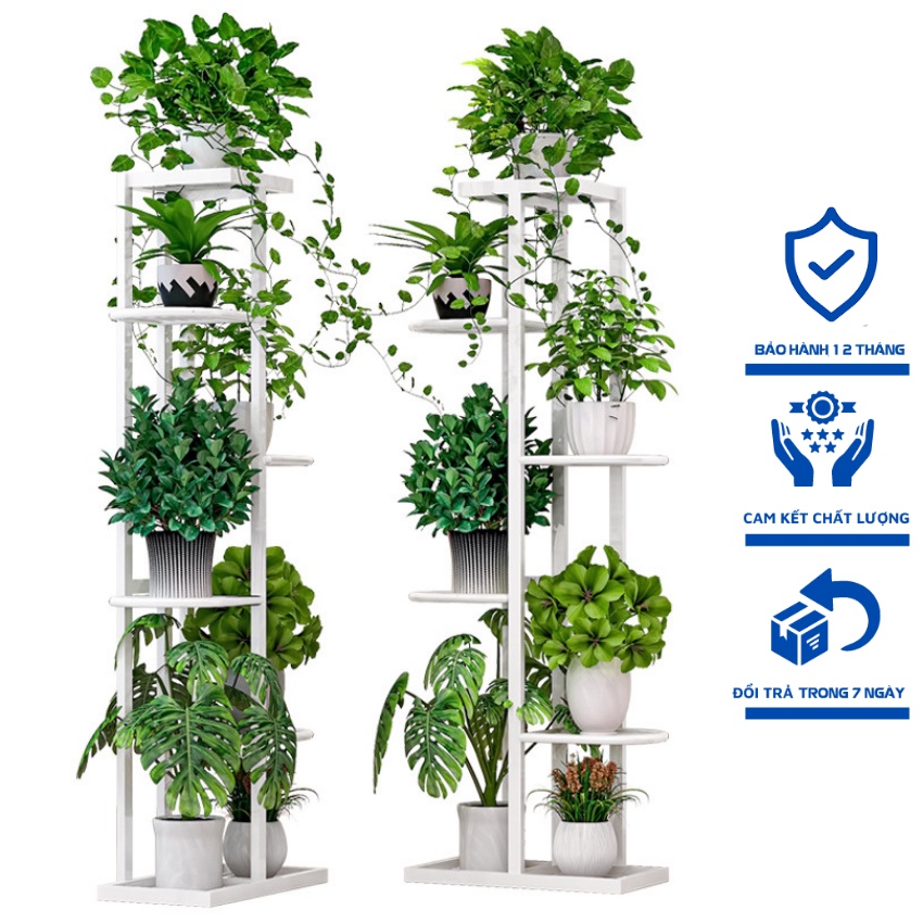 Kệ sắt để chậu hoa, cây cảnh, giá để cây cảnh trong nhà dáng đứng với vật liệu cao cấp trang trí nhà cửa