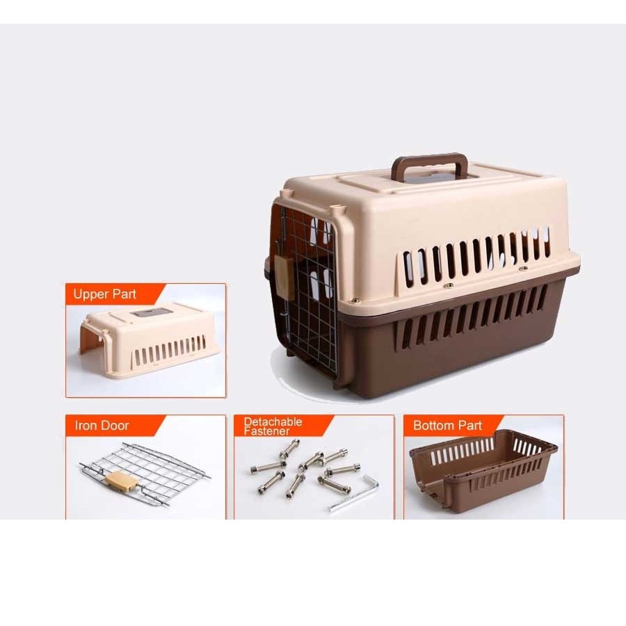 Lồng hàng không Doremiu Size 1 &amp; 2 Lồng vận chuyển chó mèo thú cưng loại nhỏ và vừa