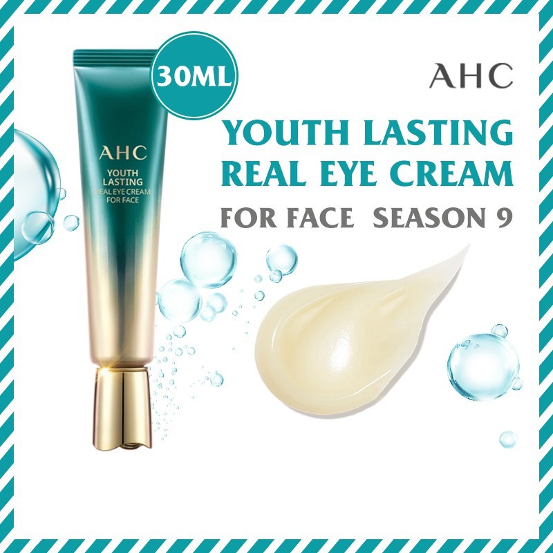Kem Dưỡng Chống Lão Hóa, Làm Sáng Da Vùng Mắt AHC Youth Lasting Real Eye Cream For Face 12ml