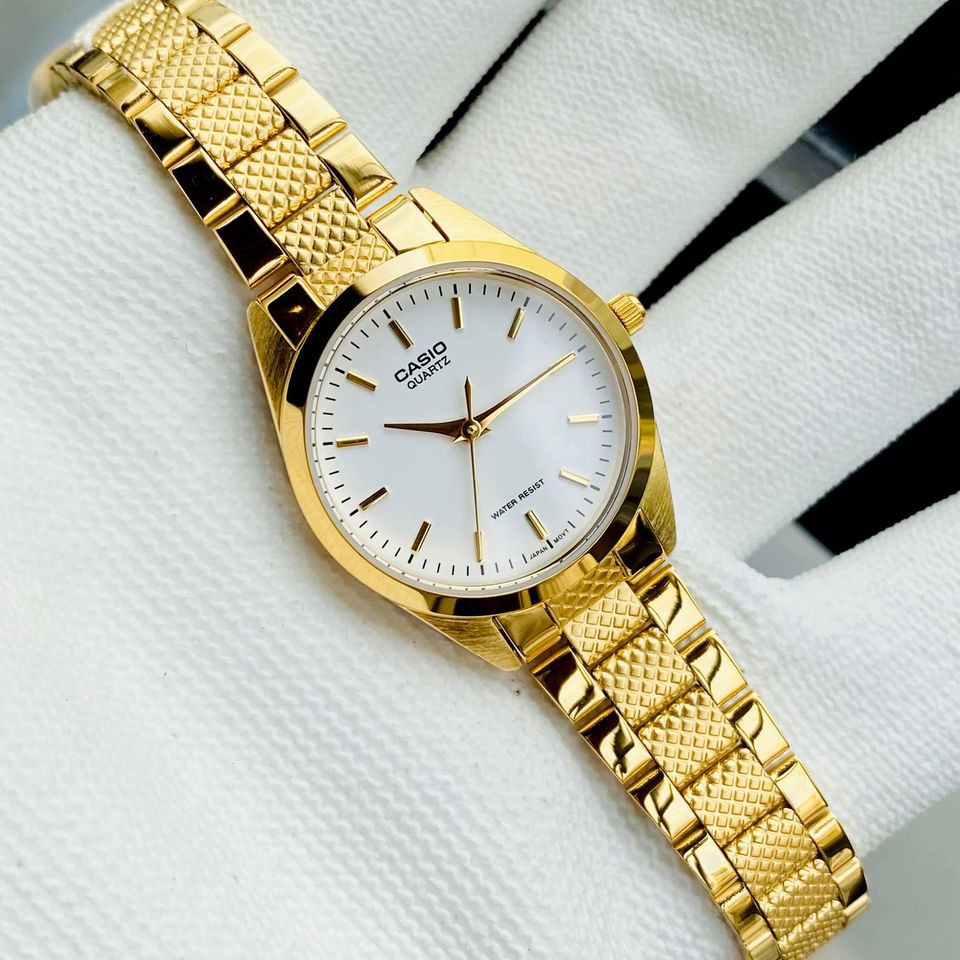 Đồng hồ nữ dây vàng Casio LTP 1274G Bảo hành 1 năm Hyma watch