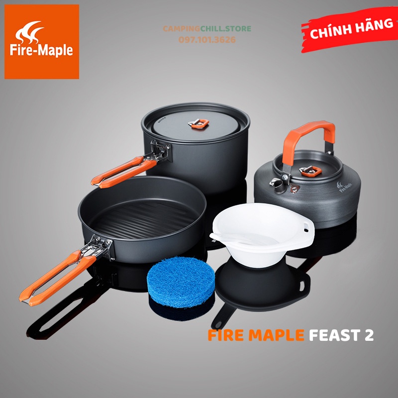 BỘ NỒI NẤU ĂN DÃ NGOẠI 3IN1 FIRE MAPLE FEAST 2