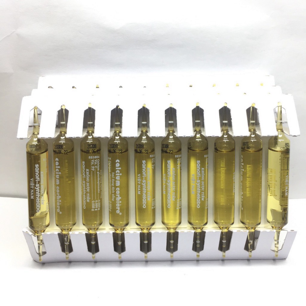 Canxi Corbiere TE ống 5ml - Hộp 30 ống - canxi tăng chiều cao cho trẻ em  Date mới