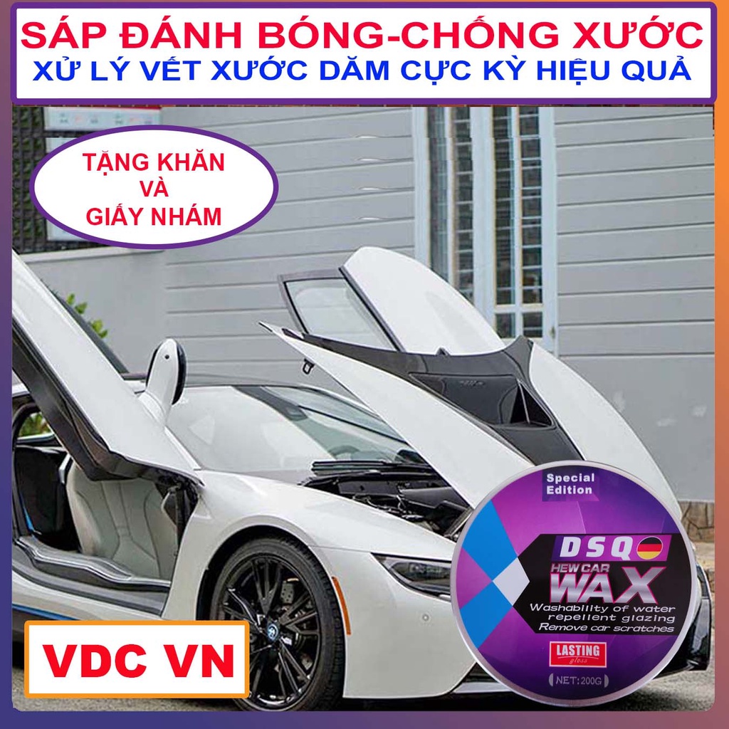 Sáp Phủ Bóng Tạo Lớp Phủ Ceramic Cho Xe Ô tô,Tạo Độ Sáng Bóng, Chống Nước Bẩn và Bảo Vệ Sơn Xe Khỏi Tác Động Môi Trường