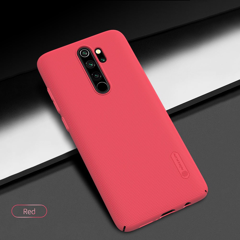 Xiaomi Redmi Note 8 Pro - Ốp lưng Nillkin nhựa cứng lưng sần chống bám mồ hôi, bụi bẩn, bảo vệ Camera và chống sốc