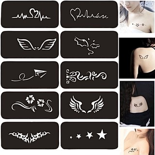 KHUÔN XĂM TATTOO - NỮ CÁ TÍNH  [KHÔNG KÈM MỰC XĂM] - KHUÔN LỚN