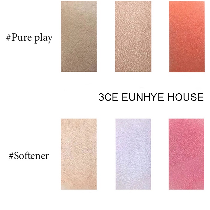 Bảng Phấn Má Hồng 3 Ô 3CE Eunhye House Makeup Combination Repair Tray