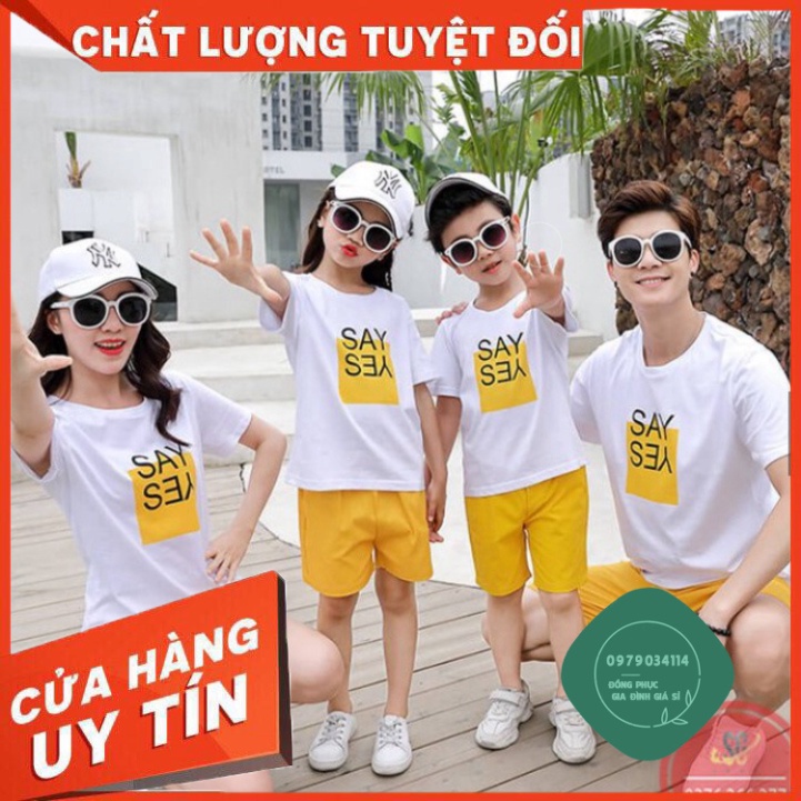 Áo gia đình 4 NGƯỜI, đồng phục gia đình 3 người, áo thun gia đình cao cấp đi du lịch