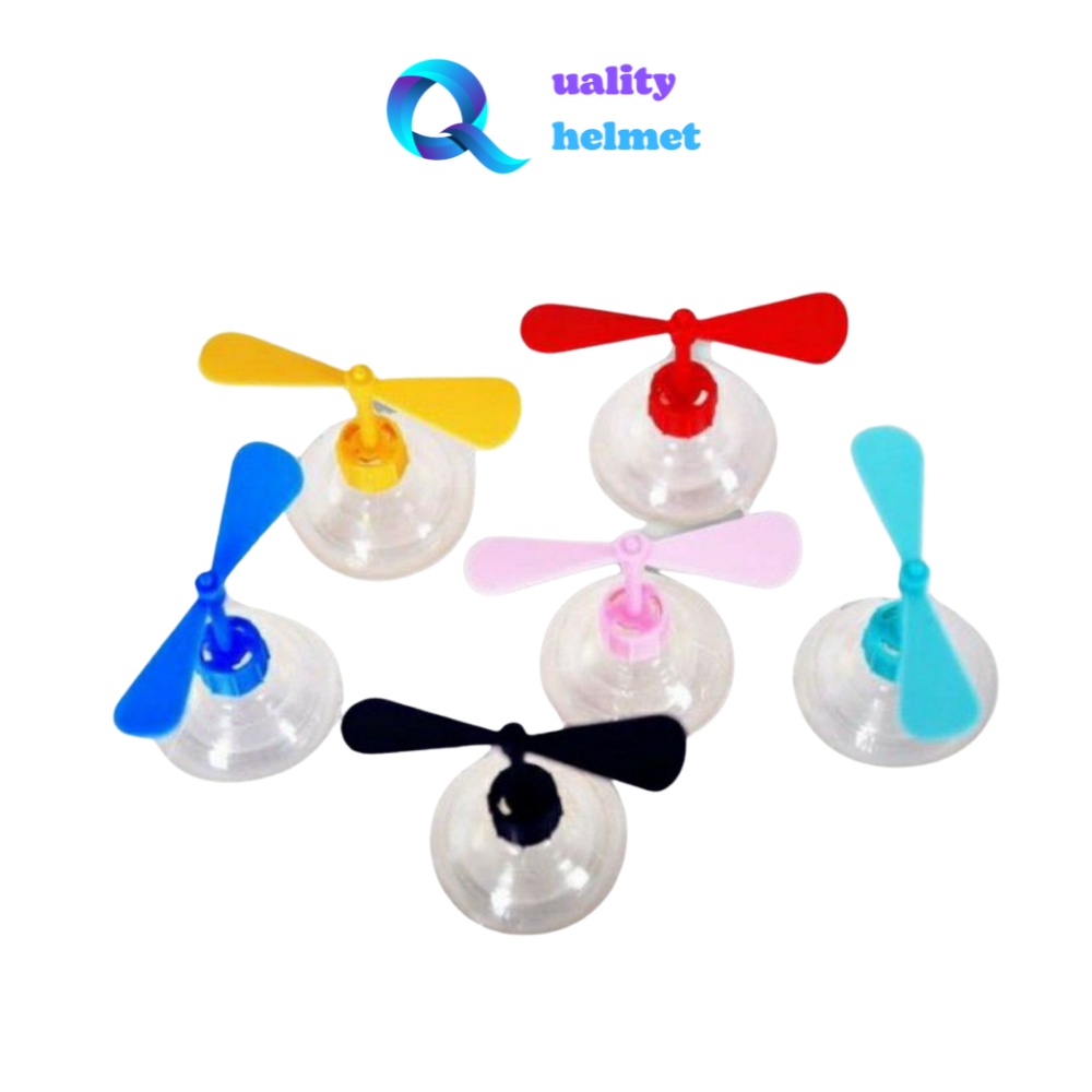 Chong Chóng Gắn Mũ Bảo Hiểm Nửa Đầu ,Mũ 3/4 Cute Nhiều Màu