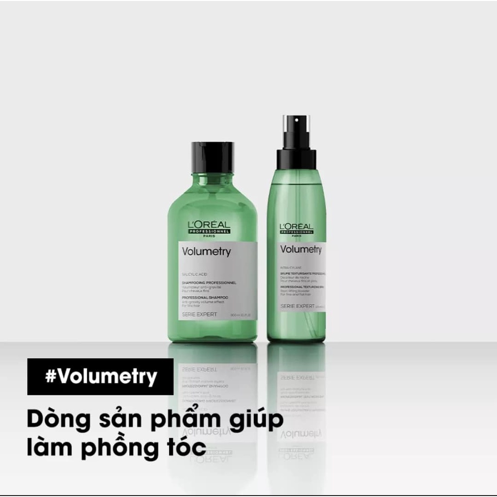 Dầu gội L'oreal volumetry chăm sóc tóc mỏng, tạo phồng 300ml