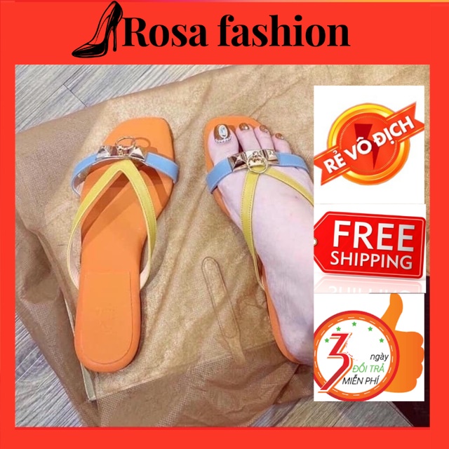 DÉP KẸP KHÓA PHỐI MÀU SIÊU HOT - DD-0201