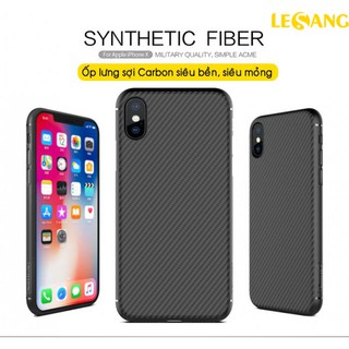 Ốp Lưng IPhone X/ XS Sợi Carbon Fiber Nillkin Xịn Chính Hãng
