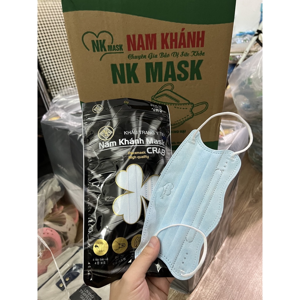 Combo 50c Khẩu trang Cua Thiết Kế Thông Minh Ôm Sát Mặt Thoải mái -  Nam Khánh Mask kiểu dáng thời trang mới cực hót hít