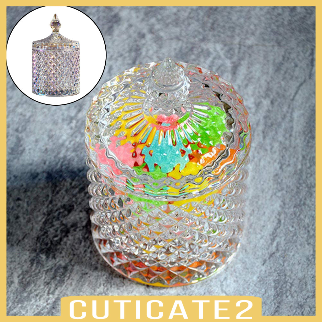 Set 2 Lọ Thủy Tinh Đựng Bánh Quy / Ngũ Cốc Dung Tích 600ml