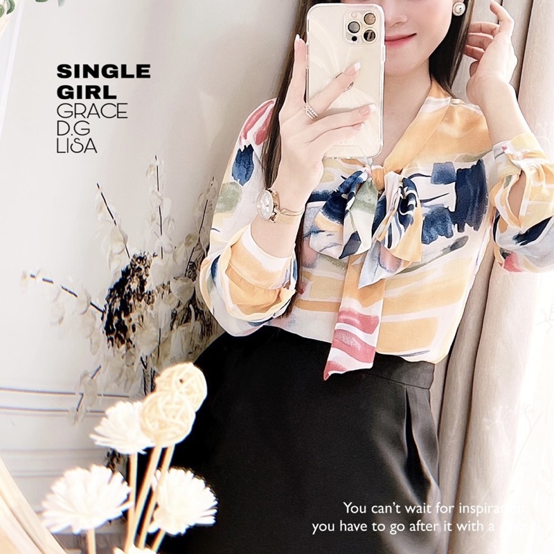 Áo sơ mi nữ công sở BIGSIZE chất đẹp thời trang trẻ trung thanh lịch hoạ tiết độc và lạ dễ phối đồ - GEM Fashion