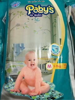combo 2 gói 70m bỉm quần pabys size M + KM