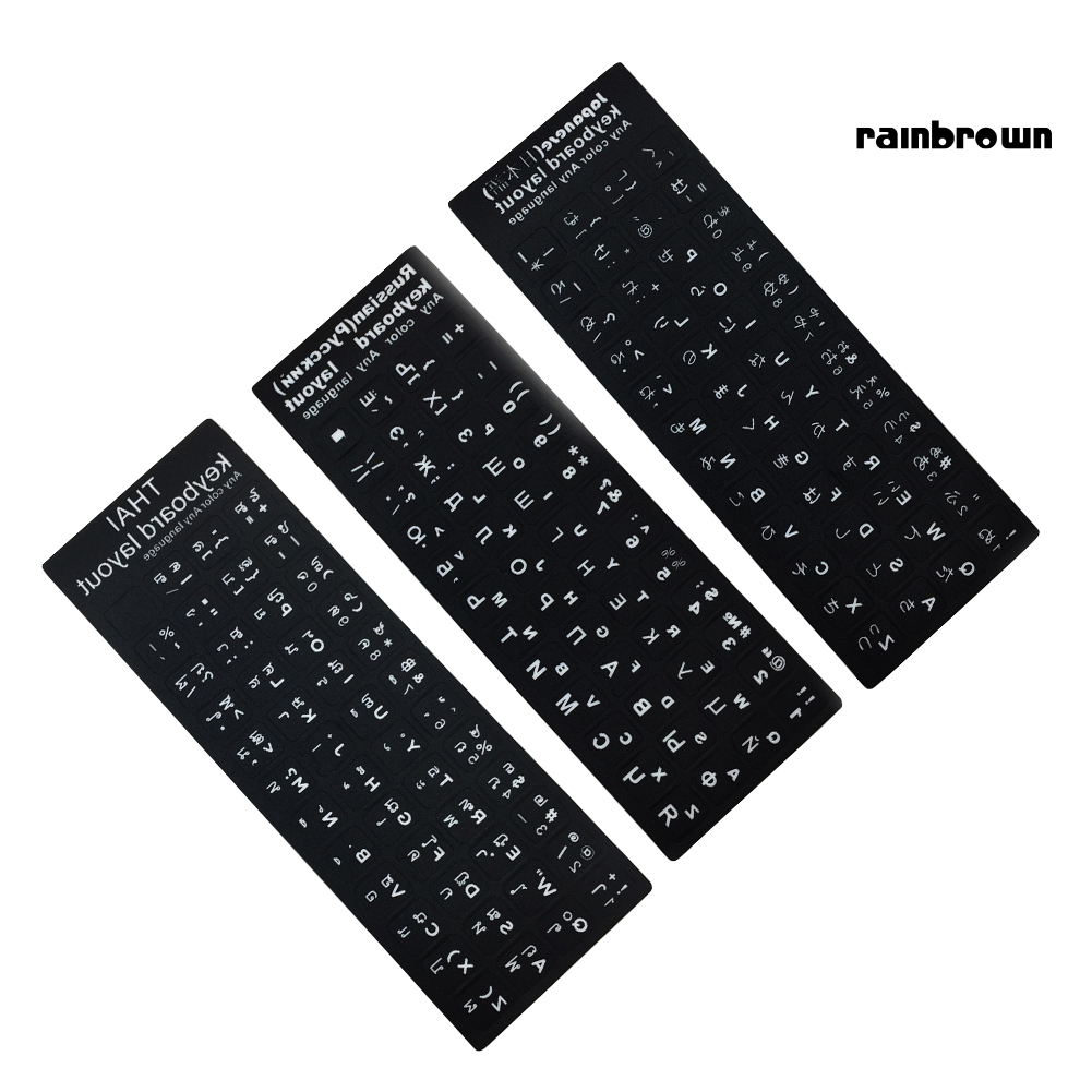 Hình dán chữ tiếng Anh thông dụng cho bàn phím máy tính / laptop