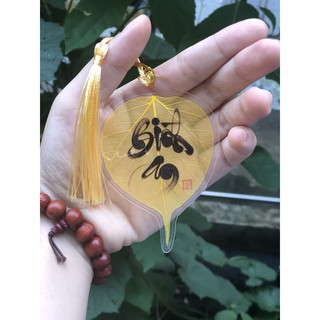 Lá Bồ Đề Bình An - Treo xe ô tô - Ốp lưng điện thoại (có bỏ sỉ)