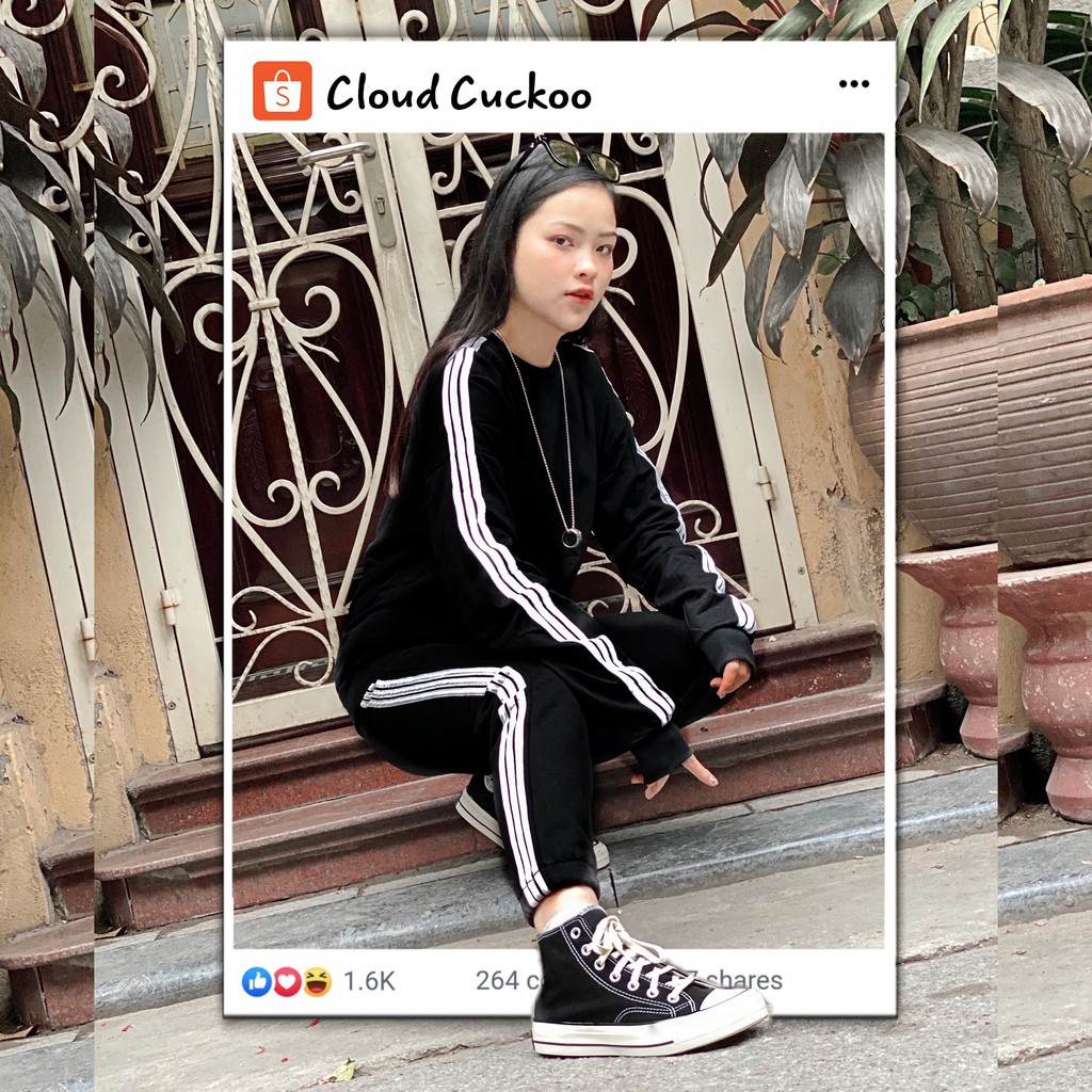 [ Xả Kho ] Áo Sweater 3 Line Phần Tay Chất Nỉ Da Cá Quảng Châu Siêu Đẹp - Mã Số: 7235