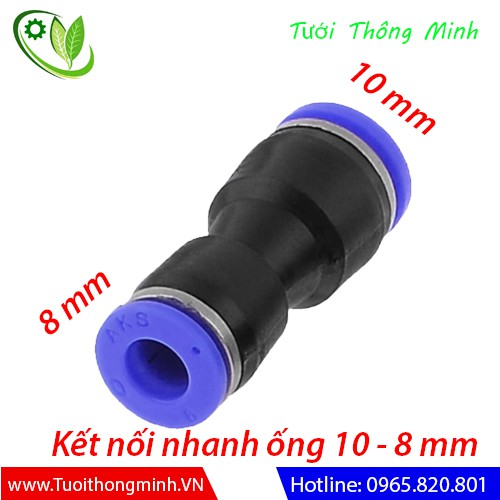 Cút kết nối nhanh ống phun sương 10 - 8mm