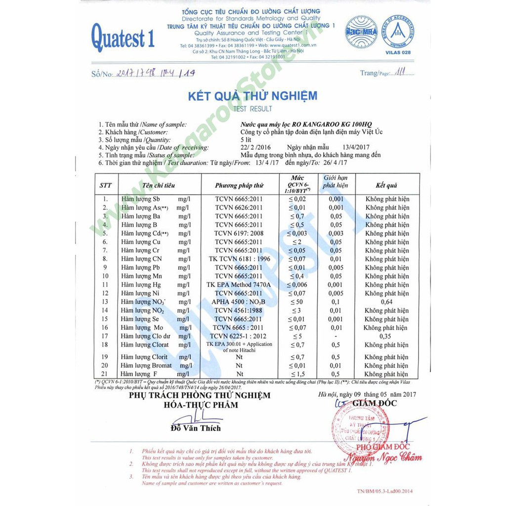 [ Chính Hãng ] Máy lọc nước Kangaroo Hydrogen 9 cấp lọc lắp âm tủ bếp KG100HQ KV - Loại bỏ tác nhân gây lão hóa