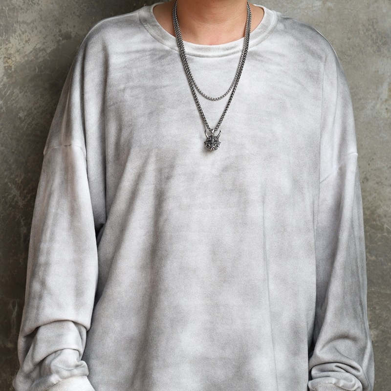 Dây chuyền Nam Bạc Đẹp Unisex Cá Tính Ngầu Thời Trang Nam Basic Samurai Chain Lucifer Store Vòng Titan không gỉ  Samurai