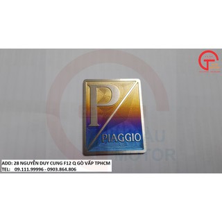 LOGO PIAGO BẲNG TITAN CHO XE . BỀN ,ĐẸP - SHOP UY TÍN
