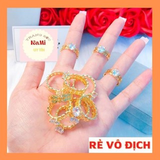 Nhẫn Kim Tiền 💎𝑭𝑹𝑬𝑬𝑺𝑯𝑰𝑷 💎 Nhẫn Đá Kim Tiền Đẹp