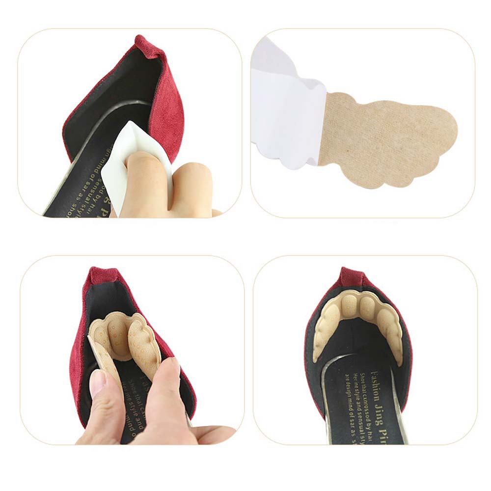 Cặp Miếng Dán Lót Giày Cao Gót Chống Trượt Nhiều Màu Tuỳ Chọn