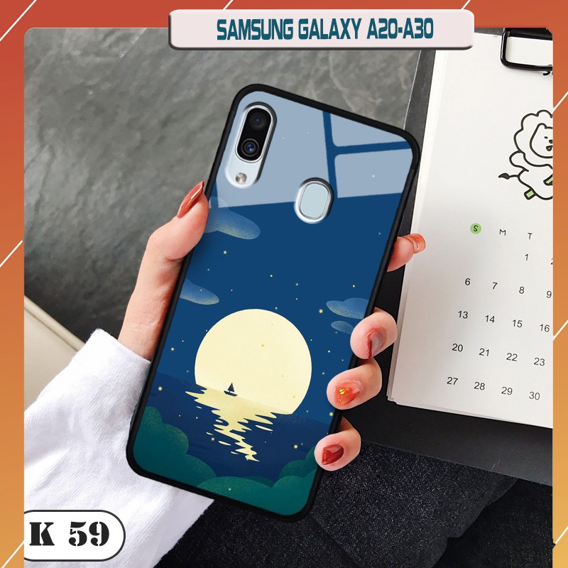 Ốp lưng kính 3D cho Samsung Galaxy A20-A30