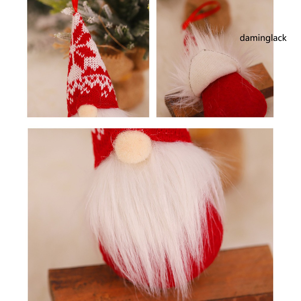 Phụ Kiện Trang Trí Cây Thông Giáng Sinh Hình Mặt Người Đáng Yêu