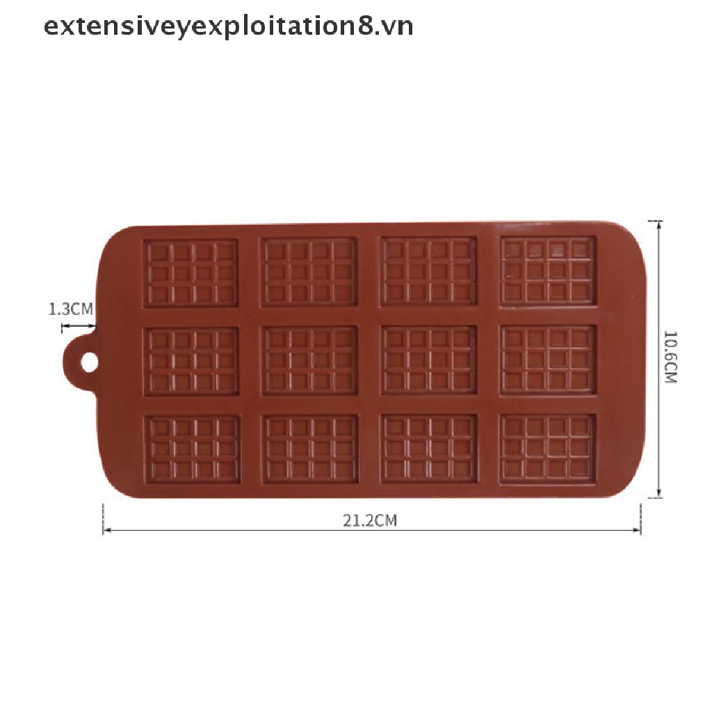 Khuôn Silicon Làm Kẹo / Chocolate Mini 12 Ngăn Chuyên Nghiệp