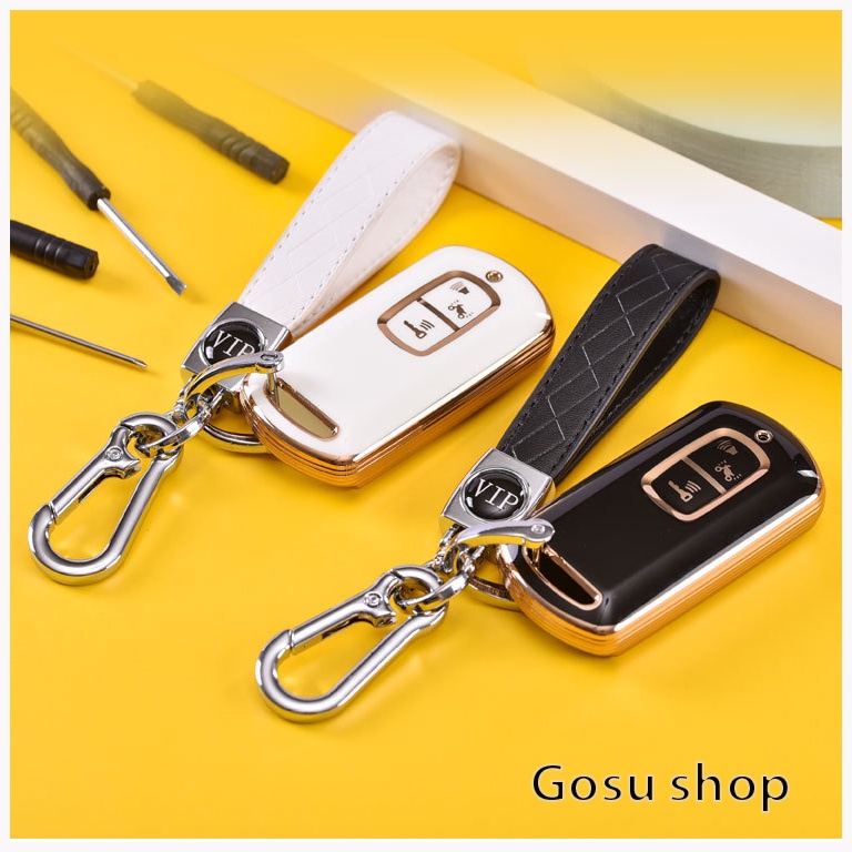 Ốp chìa khóa AB Smartkey Airblade Vision Vario Lead nhựa TPU cao cấp kèm móc khóa - mẫu cũ