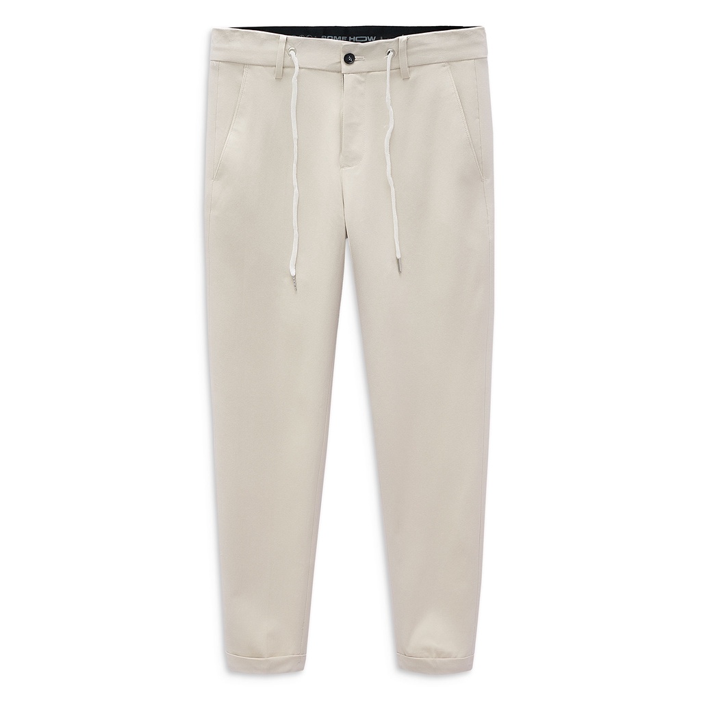 Quần Tây Nam CroppedFit String , Chất Vải Cotton Pha Spandex Thoải Mái , QT001765 ,SOMEHOW