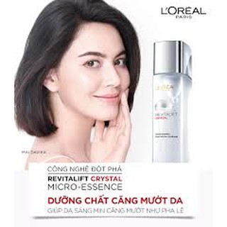 Dưỡng Chất Sáng Mướt Da L'Oreal Paris Crystal Micro Essence 65ml (full box)