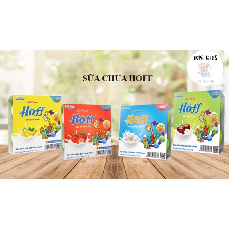 Sữa chua HOFF vị trái cây cho bé