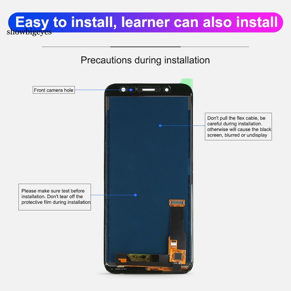 Màn Hình Cảm Ứng Amoled Thay Thế Cho Samsung Galaxy J6 2018 J600 J600F