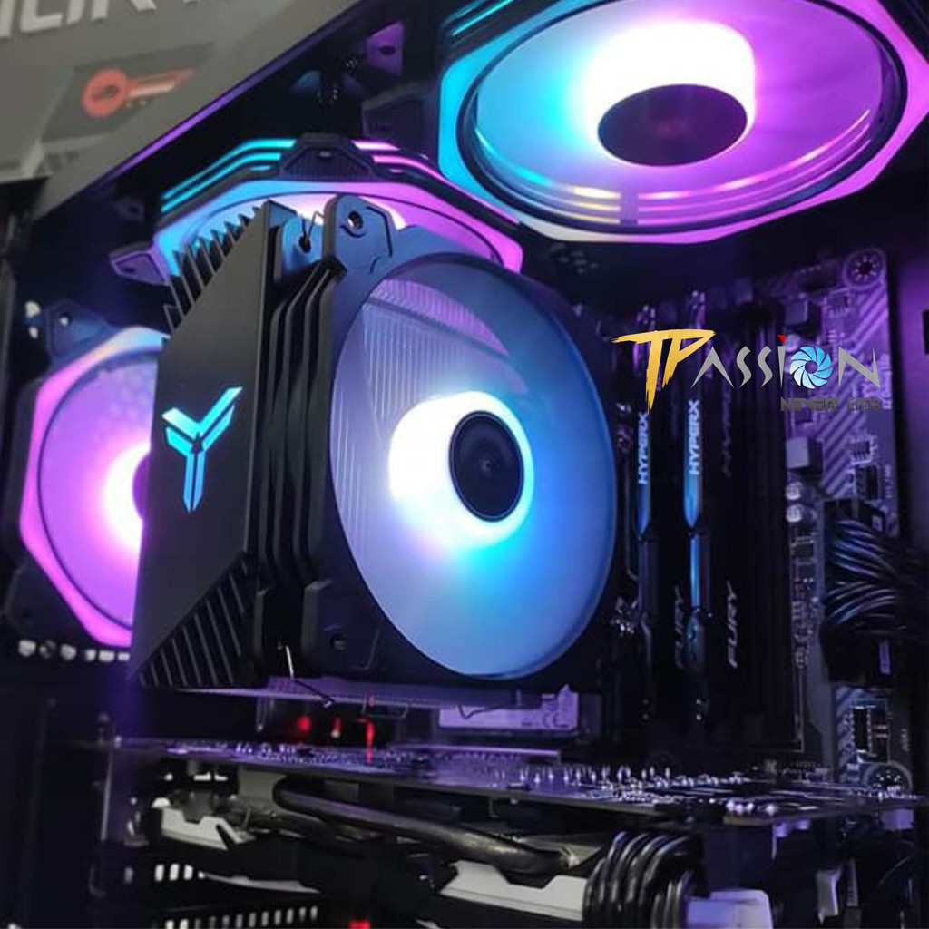 Tản nhiệt khí CPU RGB Jonsbo CR-1000 | CR-1400 White (Trắng) - CR1000 CR1400 4 ống dẫn nhiệt, hiệu năng cao, LED RGB