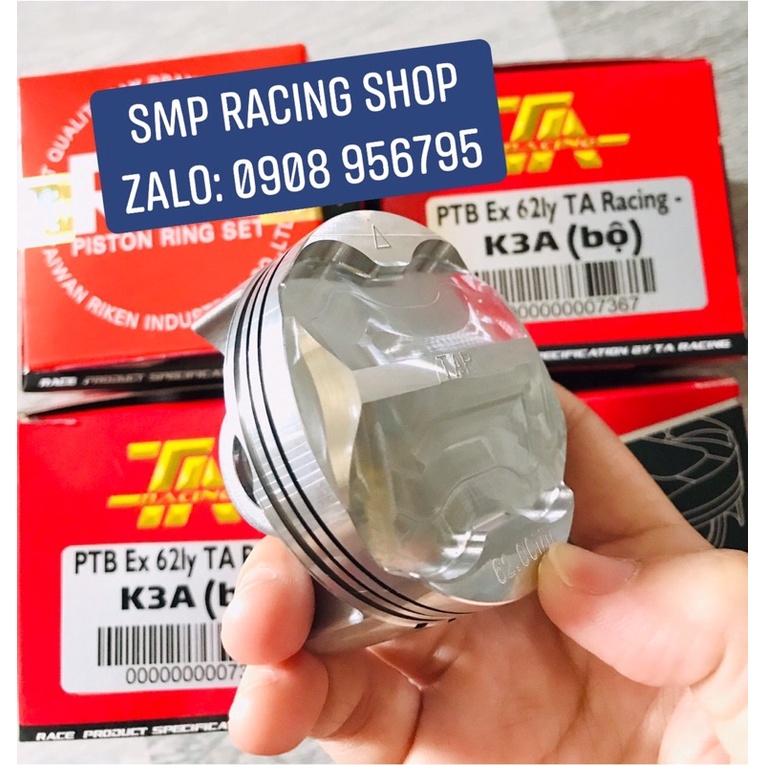 Lòng YCS EX 62mm chân 27 - piston TA Racing K3