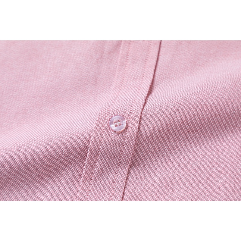 Ami macaron Áo Sơ Mi Tay Dài Thêu Biểu Tượng Tình Yêu Cao Cấp Đơn Giản Chất Lượng Cao