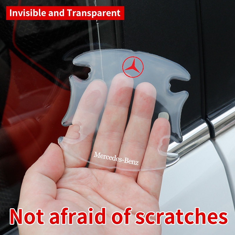 Phù Hợp Phim Dán Tay Nắm Cửa Xe Hơi Chống Trầy Cho Mercedes-Benz GLC260 E300L C200A E300L C200A
