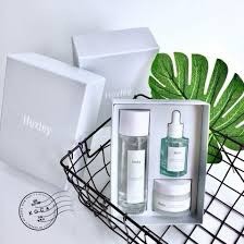 Bộ dưỡng da cao cấp 3 món 💖FREESHIP💖Bộ dưỡng da huxley màu xanh cho da dầu mụn  HALIN9921 Cao Cấp