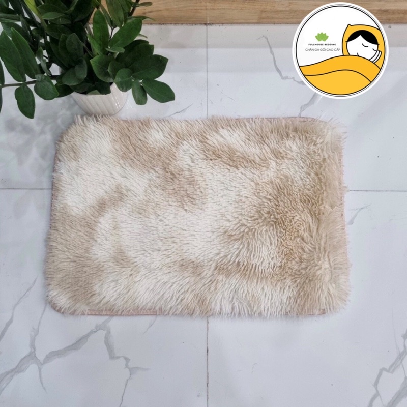 Thảm Chùi Chân Lau Chân Lông Loang 40*60cm Chống Trơn Trượt Mặt Dưới