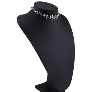 Vòng cổ choker đá vàng sang chảnh - D377