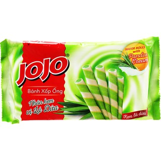 Bánh quế Jojo kem lá dứa
