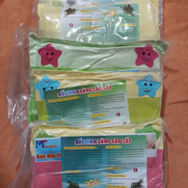 Gối đinh lăng cho bé sơ sinh