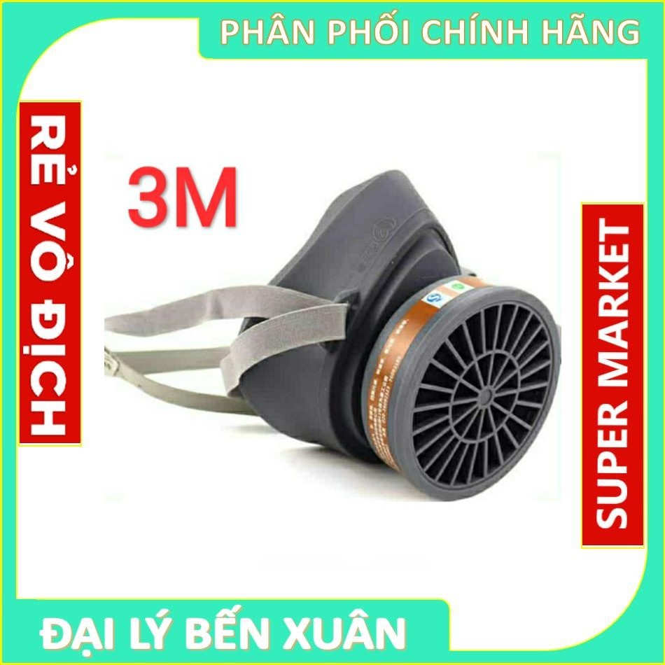 Mặt nạ phòng độc 3M 3200 kèm phin lọc 3M 3301CN, chống bụi, chống mùi hôi, phun sơn