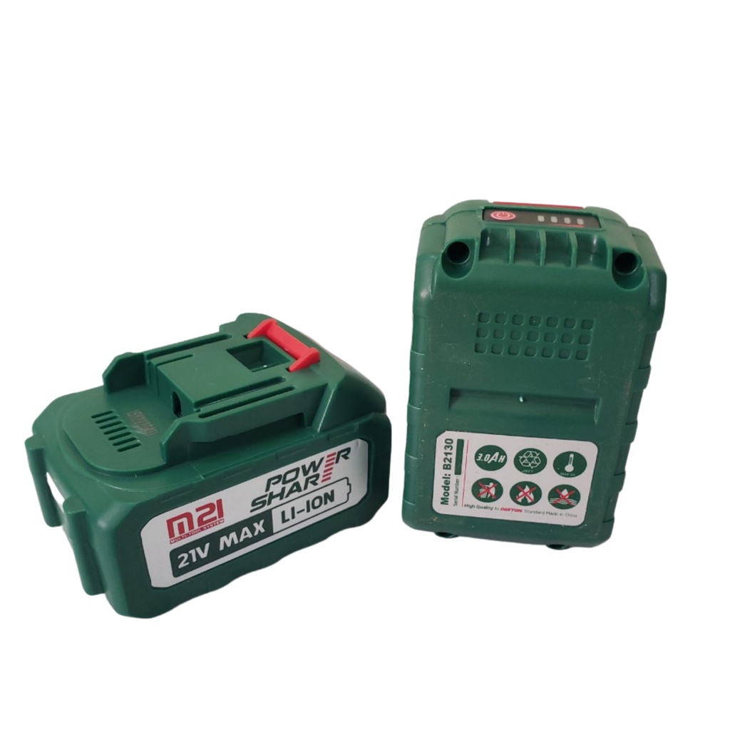 Pin Dekton M21-B4000S 4.0AH / B2130 3.0 AH/ SẠC 2.4AH / SẠC 3.5 AH - Chân Pin Phổ Thông - 21V'/10Cell - Vỏ Nhựa Chống Ch