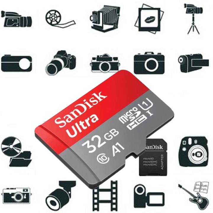 Thẻ nhớ SanDisk 64GB – SanDisk Ultra MicroSD – CHÍNH HÃNG – Bảo hành 5 năm – Kèm Adapter