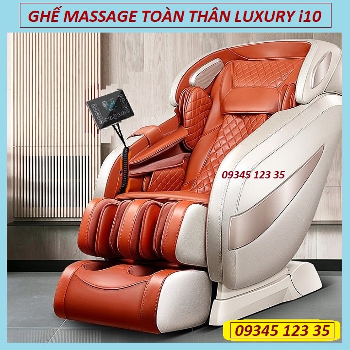 [ VIP ] Ghế Massage Toàn Thân Luxury i10 Cao Cấp. Công Nghệ Nhật Bản. Chip Thông Minh Thế Hệ Mới